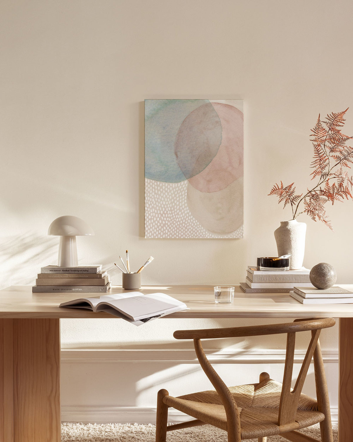 Sheer Shapes No2 Canvas print