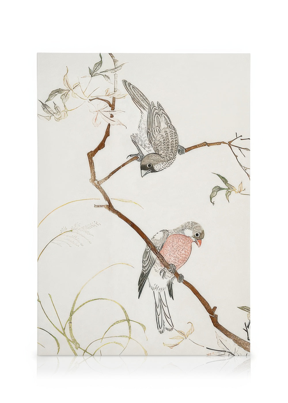 Japanese Seagulls Canvas print