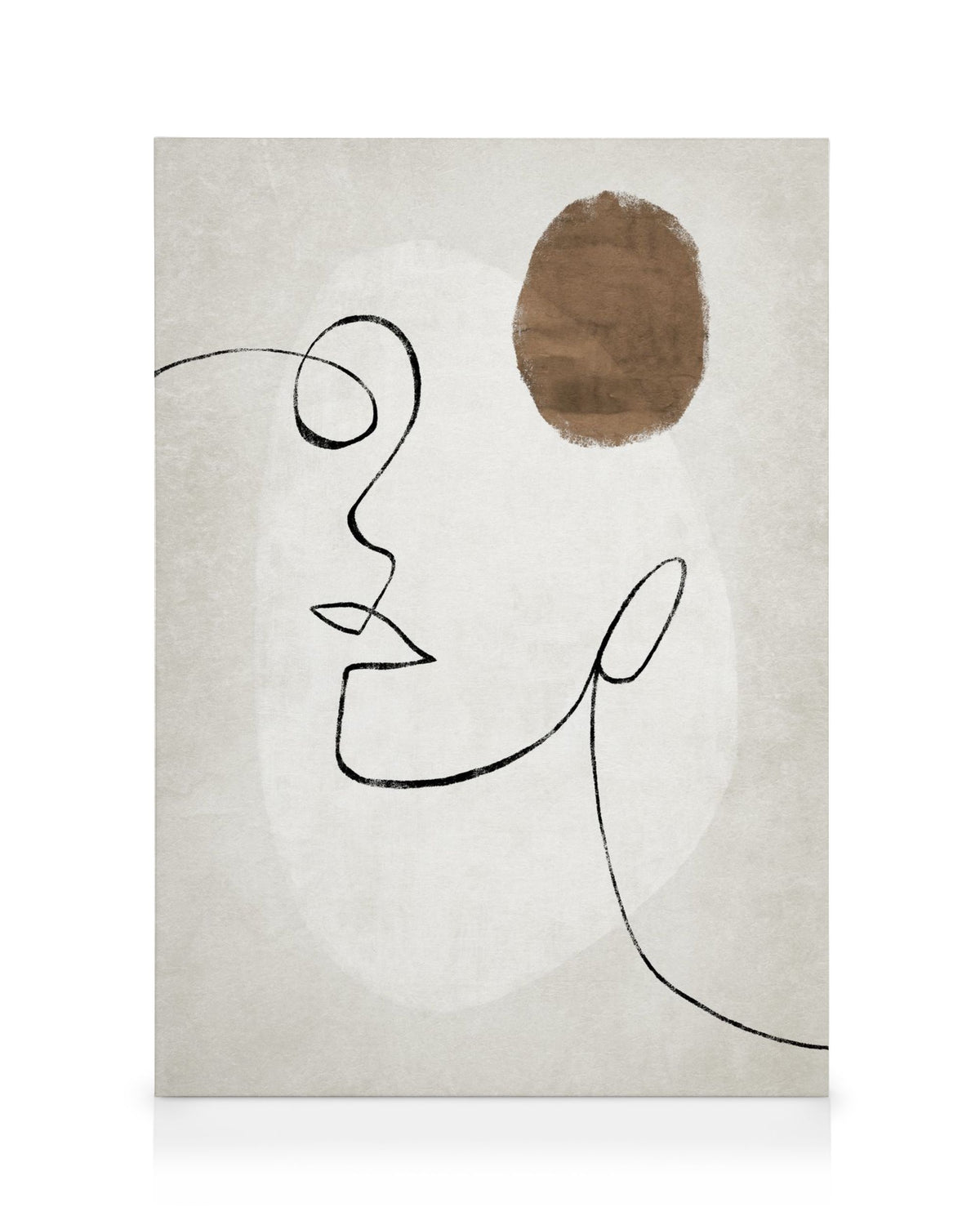Abstract Lines and Shapes No1 Canvas print
