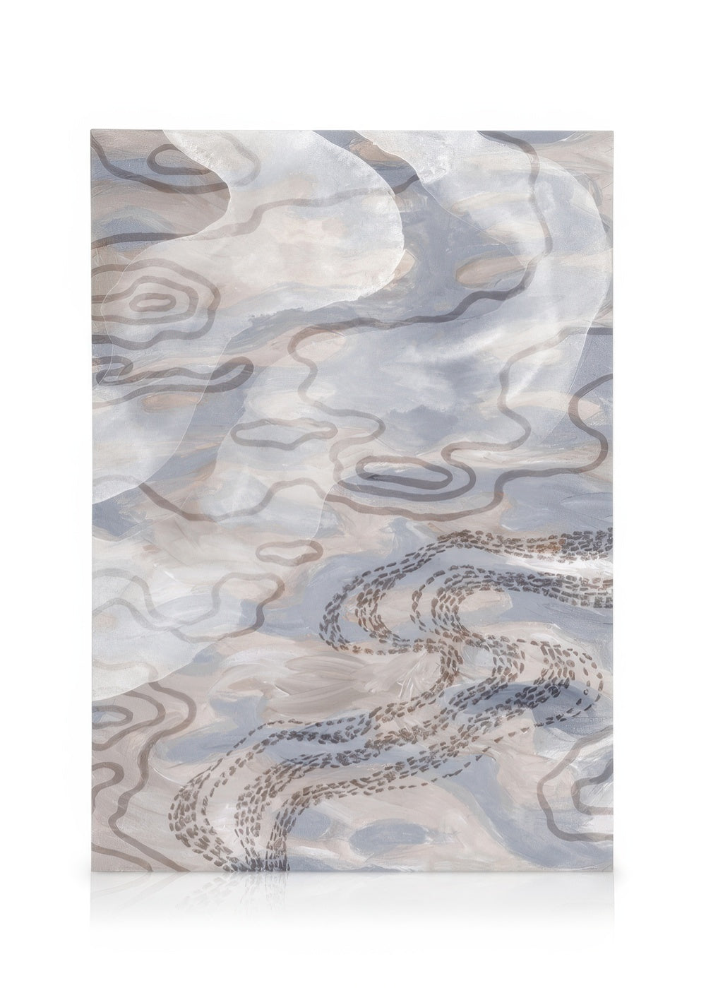 Beige Pattern No1 Canvas print