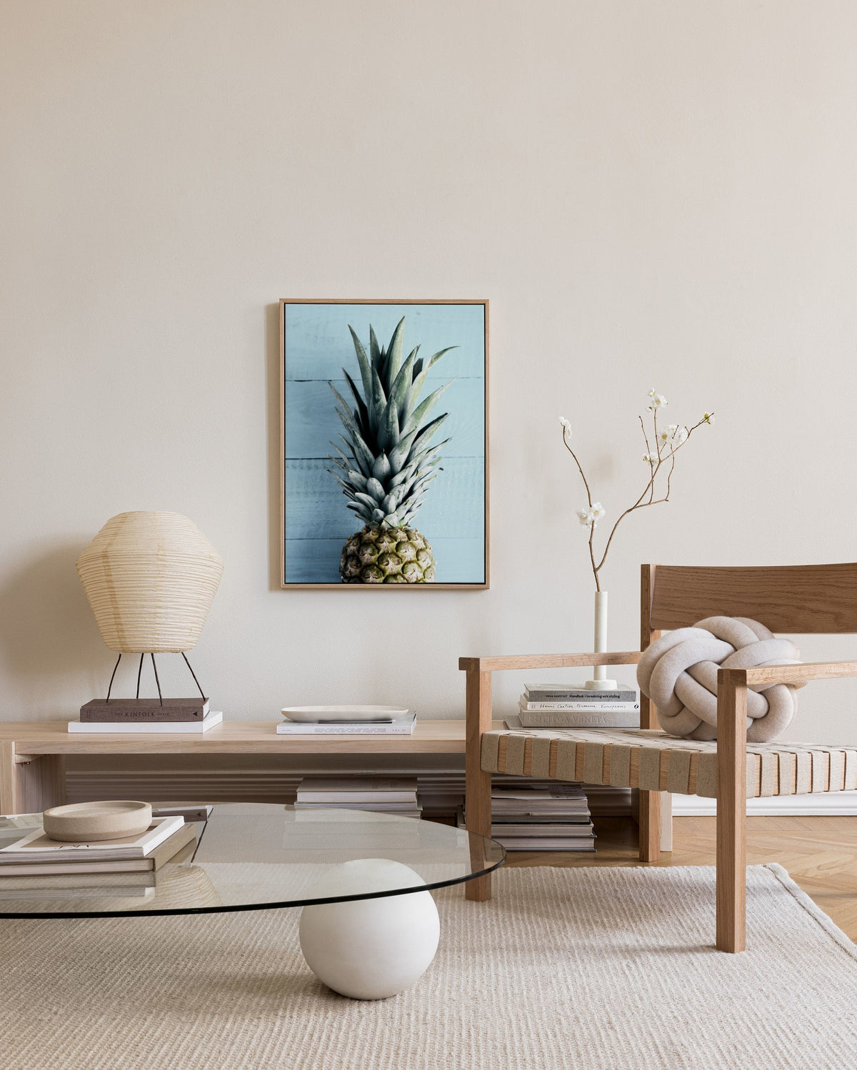 Pineapple Top Canvas print
