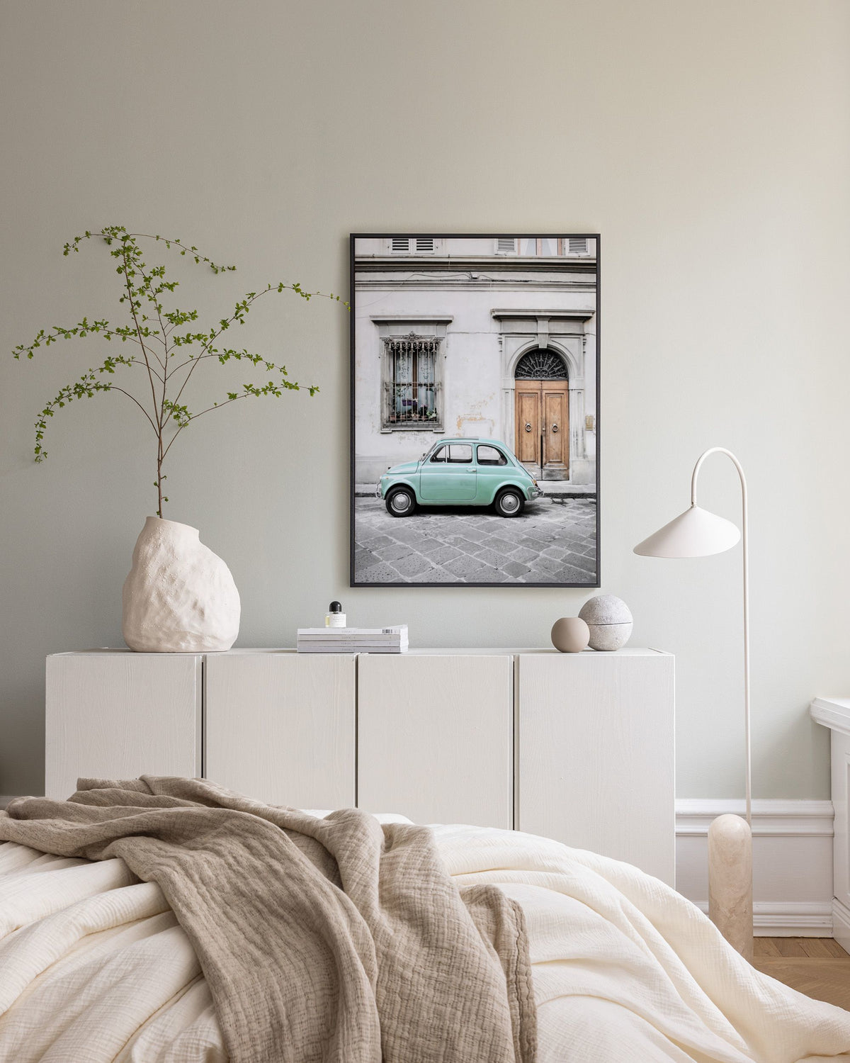 Vintage Car In Italy Canvas print