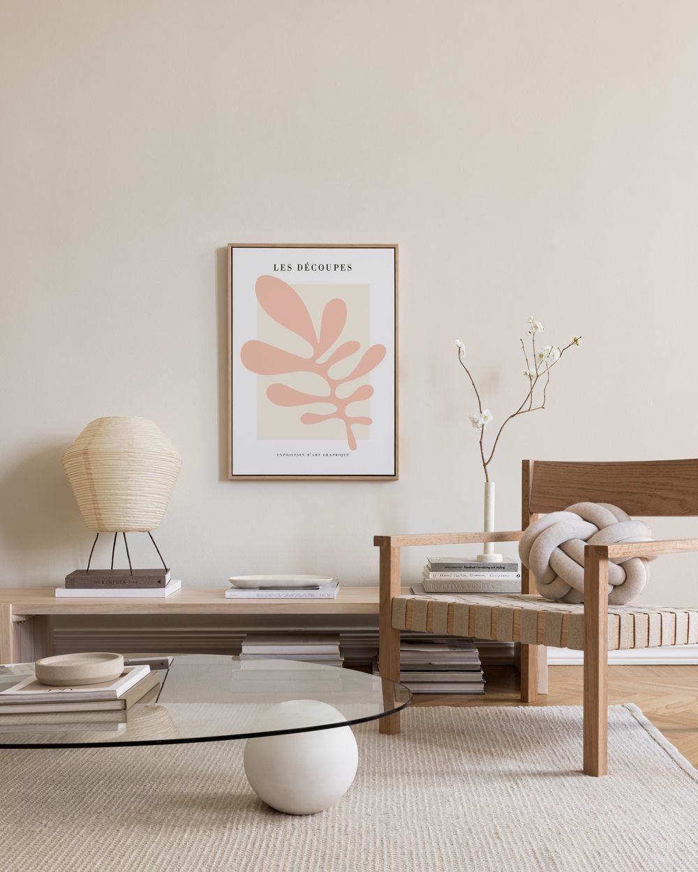 The Plant Cut-Out Canvas print