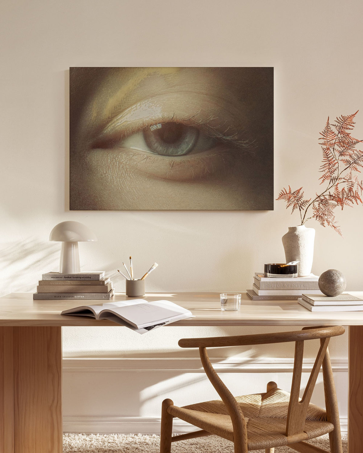 The Observer Canvas print
