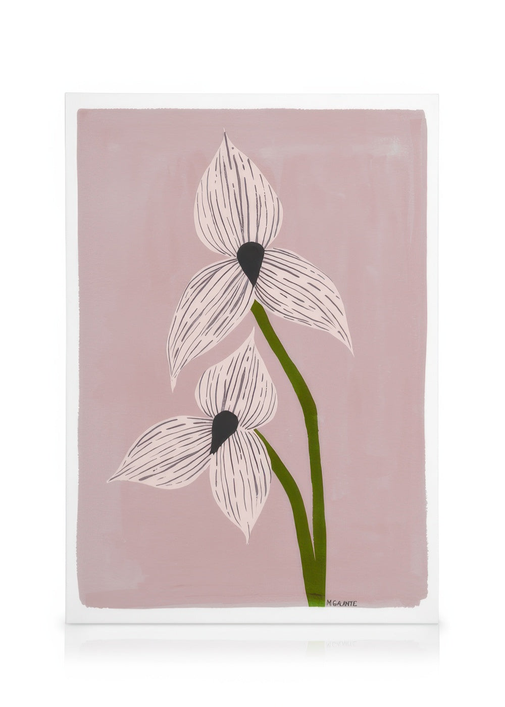 Megan Galante - Orchid Portrait Canvas print