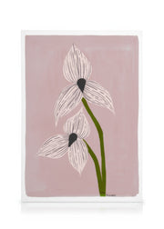 Megan Galante - Orchid Portrait Canvas print