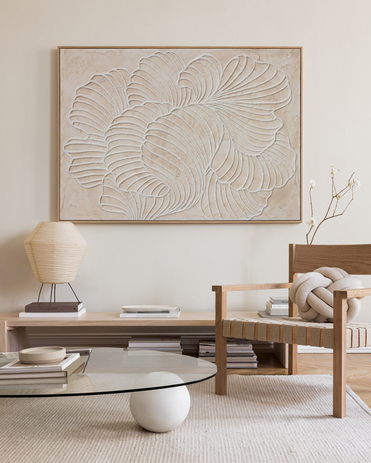 Textured Lines Canvas print