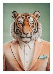 Portrait of a Tiger Print