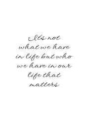 Its Not What We Have, Print