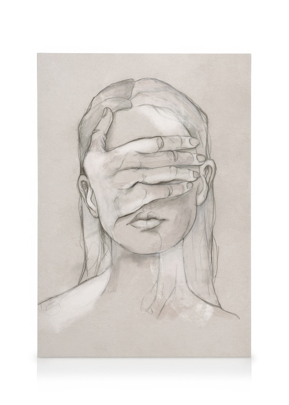 Blindfolded No1 Canvas print