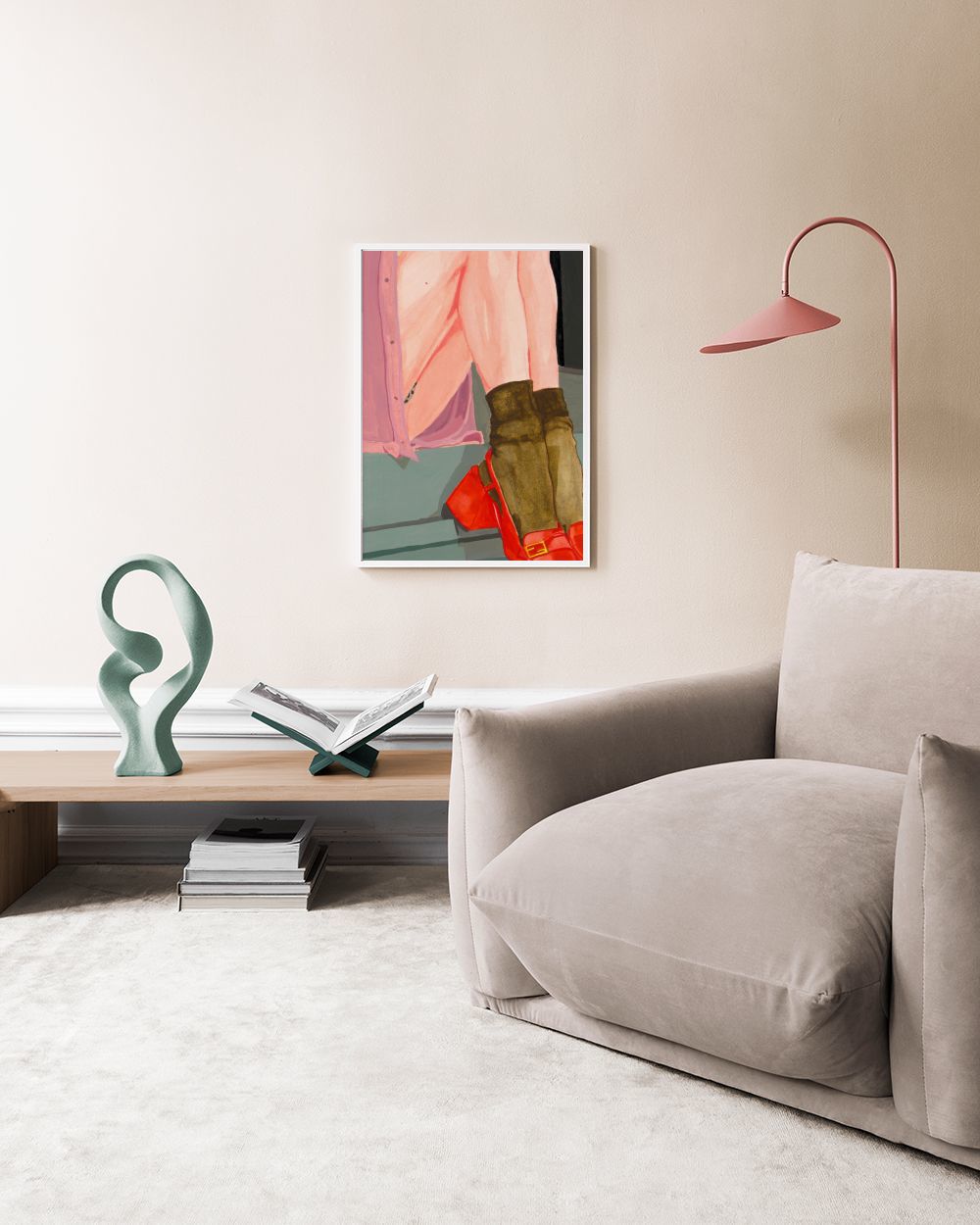 Sophia Novosel - The Waiting Girl Print