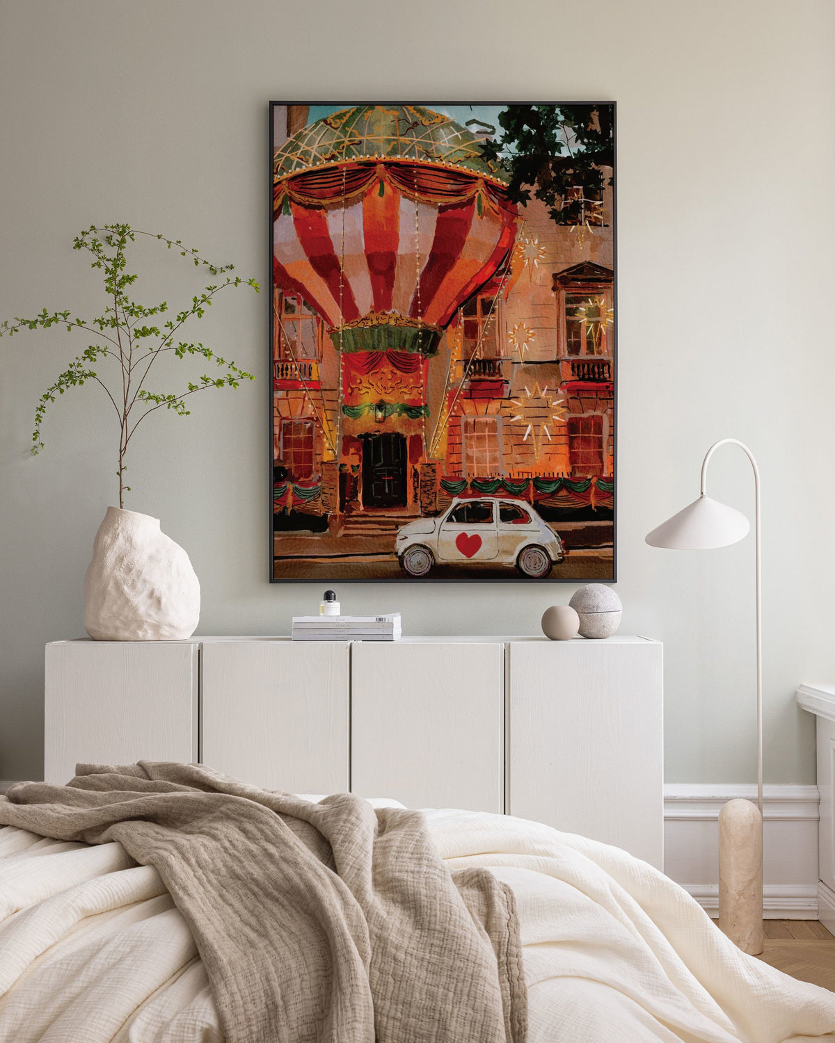 Ekaterina Zagorska - Balloon House Canvas print