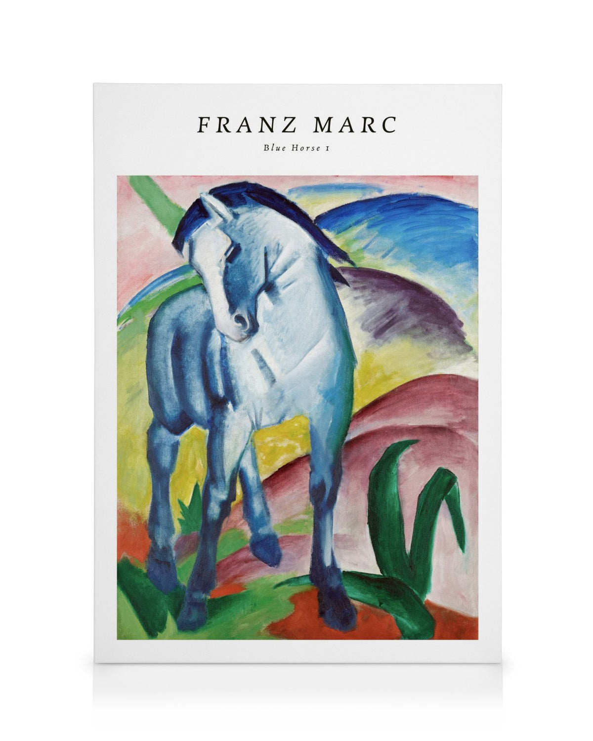 Franz Marc - Blue Horse 1 Canvas print