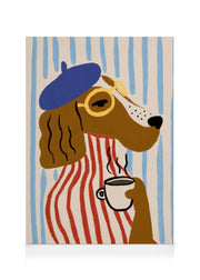 Sophisticated Dog Canvas