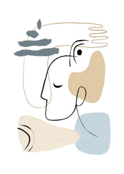 Abstract Forms No1 Print