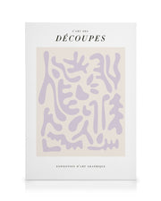Découpes No1 Canvas print