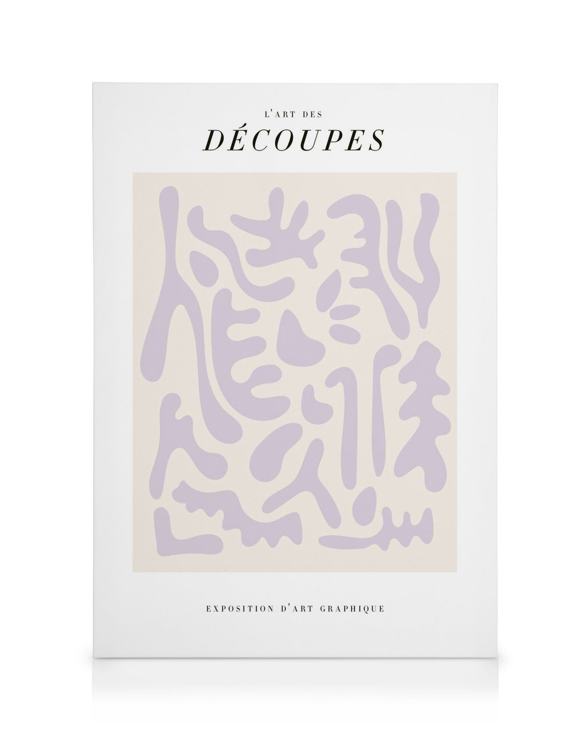 Découpes No1 Canvas print