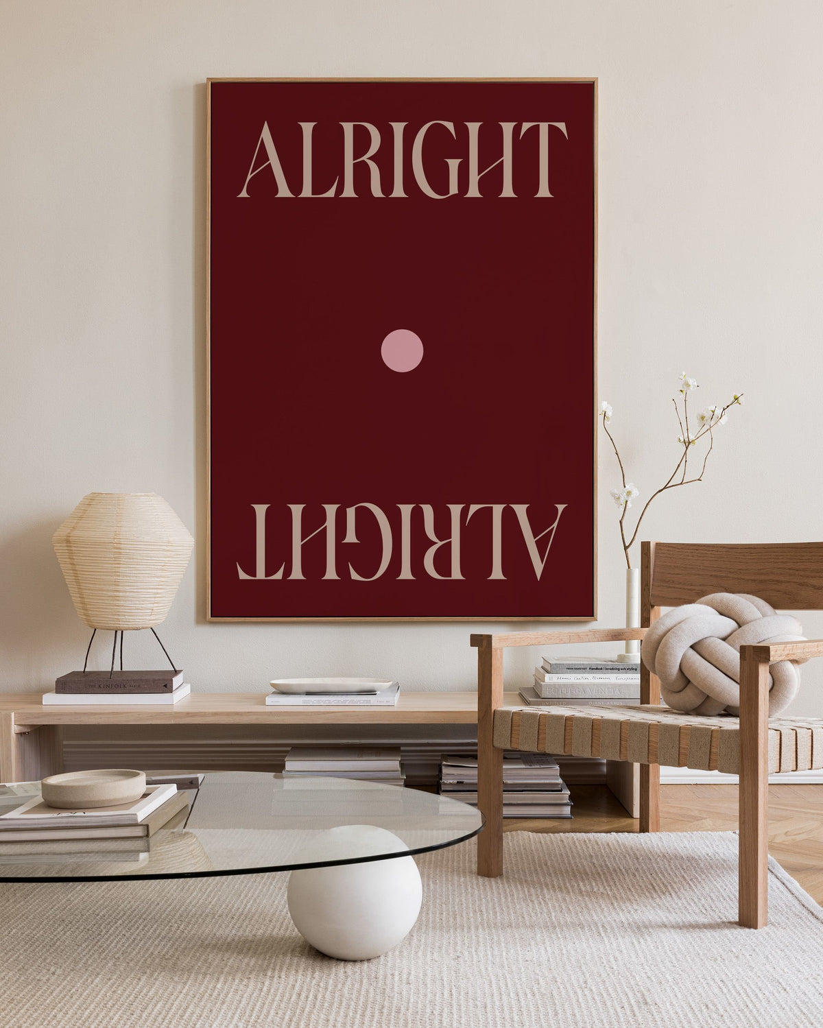 Alright Canvas print