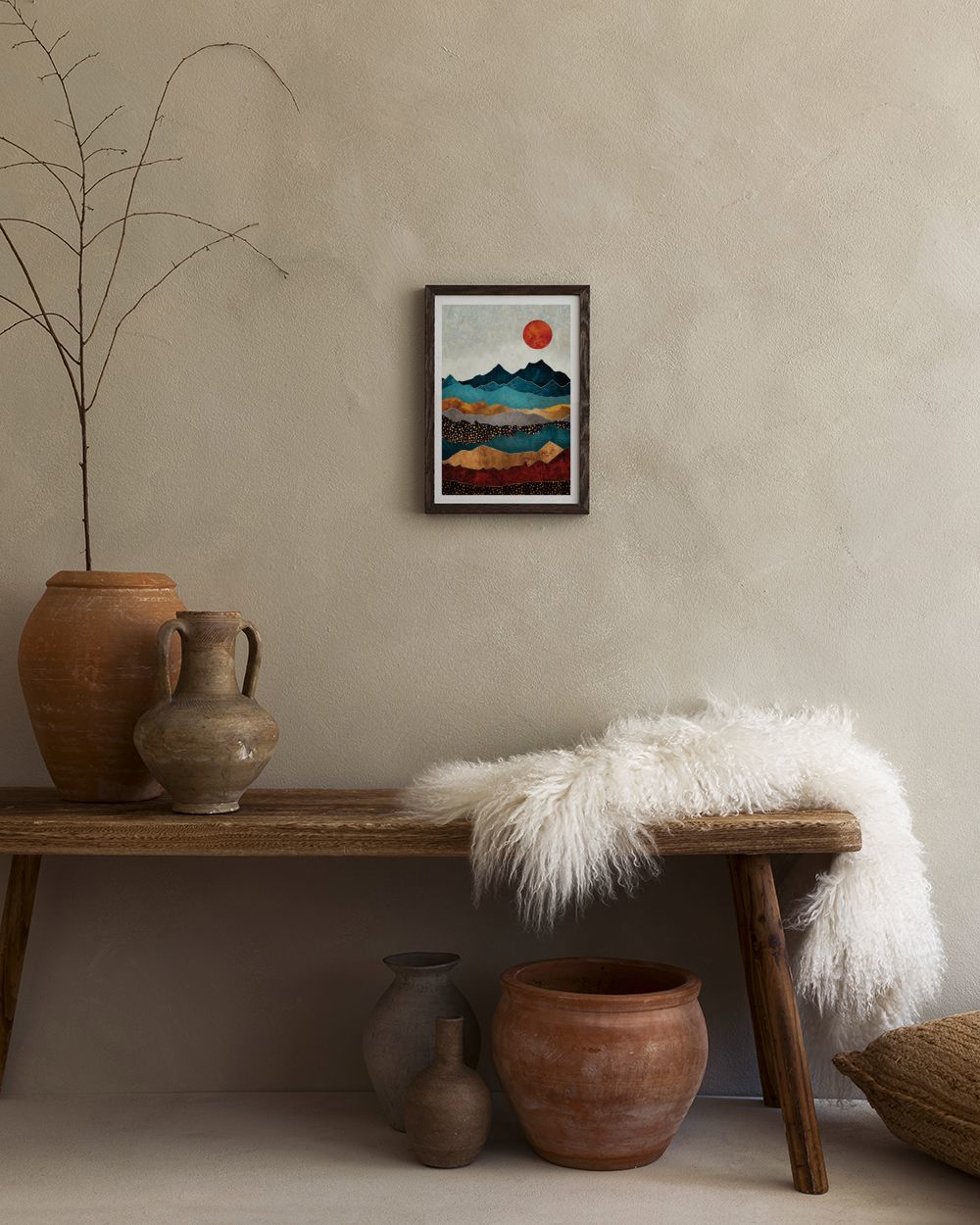 SpaceFrog Designs - Amber Dusk Print