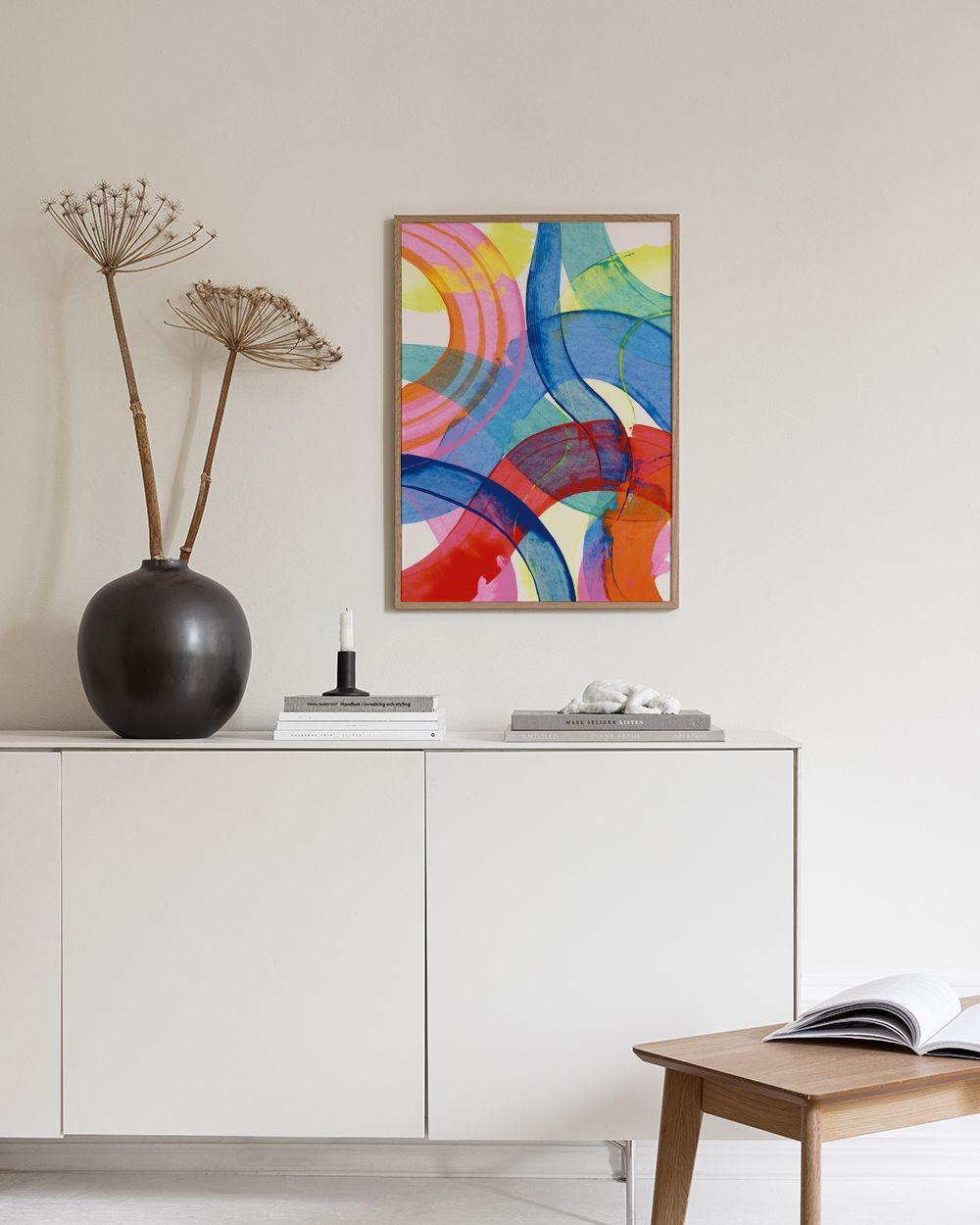 Colorful Paint Strokes Print