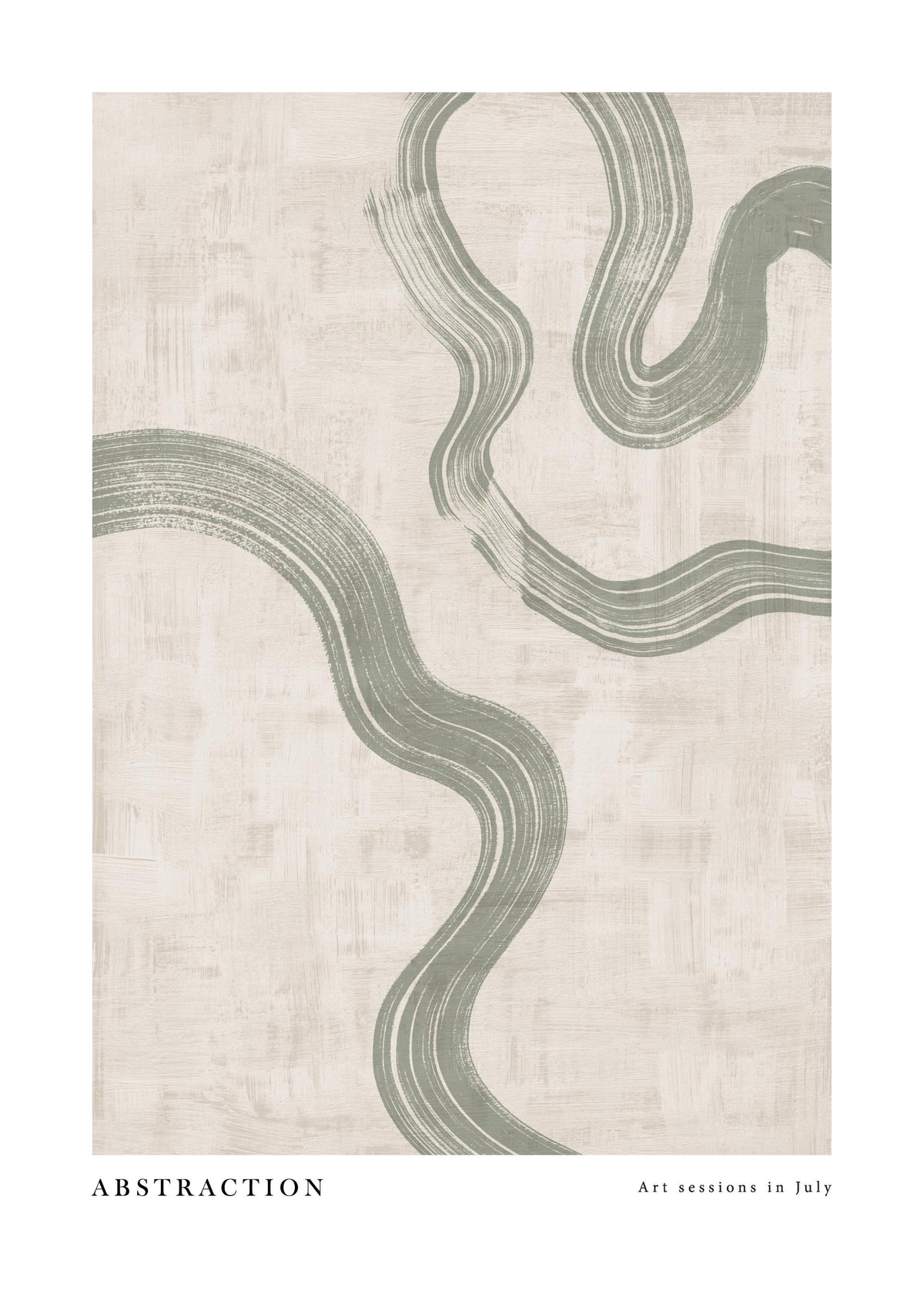 Green Abstraction No2 Print