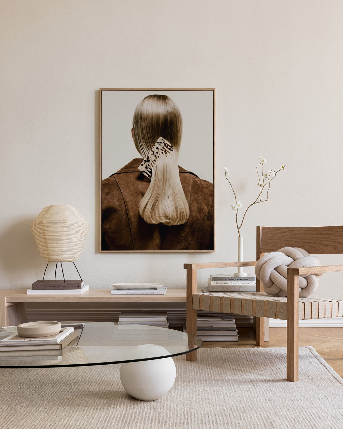 Still Back Canvas print