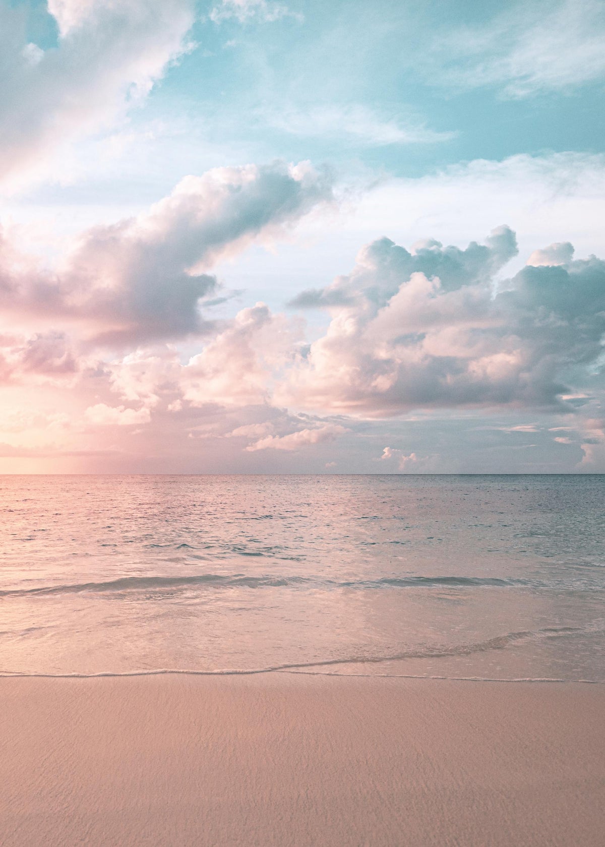Pastel Sky Beach No2 Print