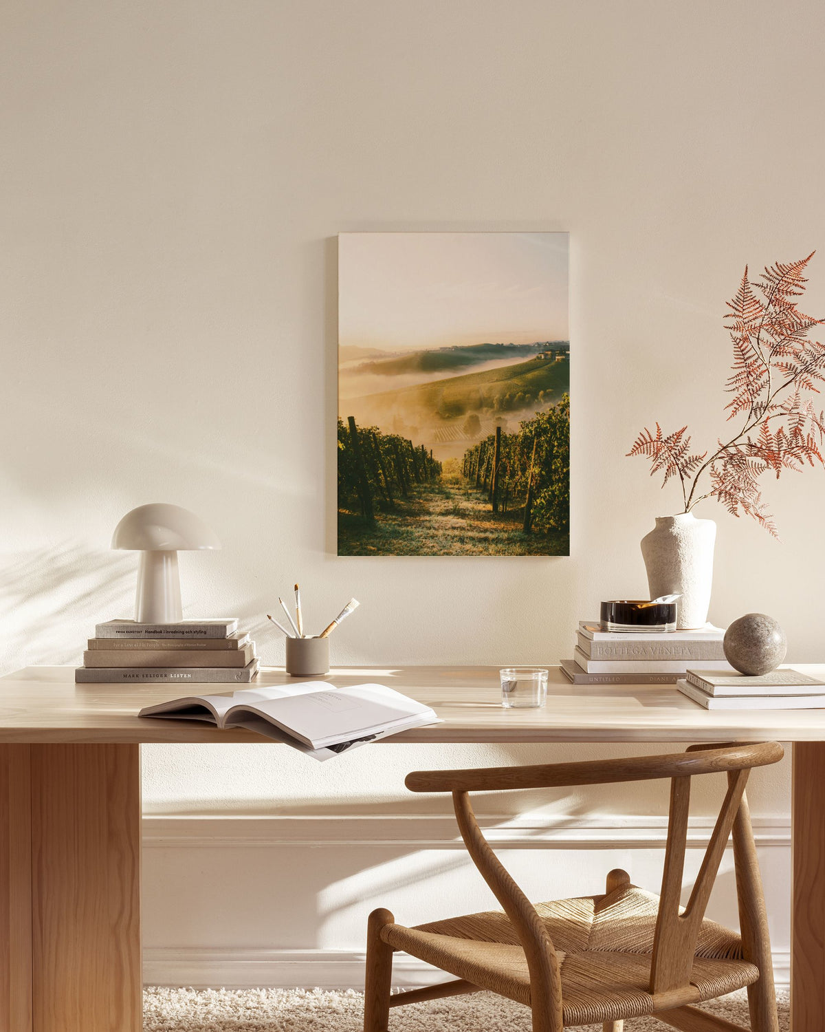 Langhe Vineyard Canvas print