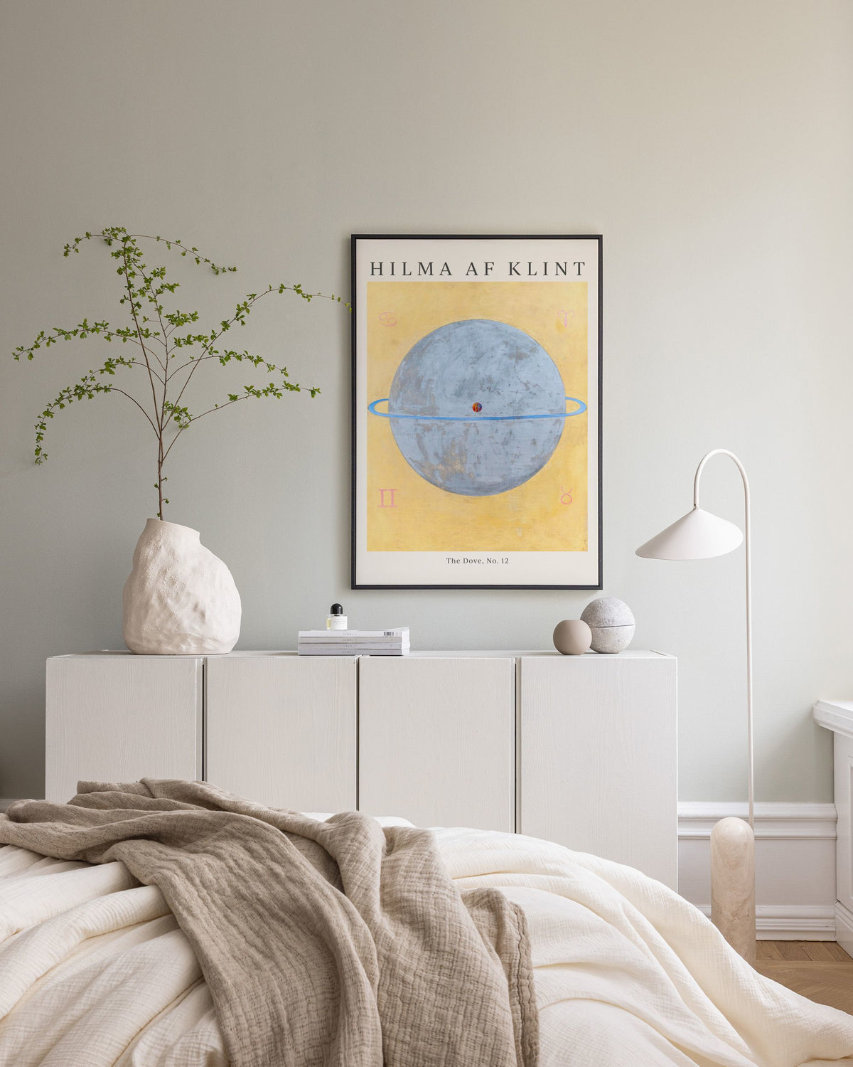 Print - The Dove No.12 by Hilma af Klint Καμβάς