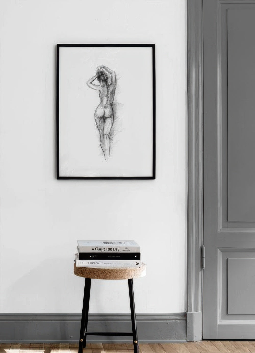 Posing Sketch Print