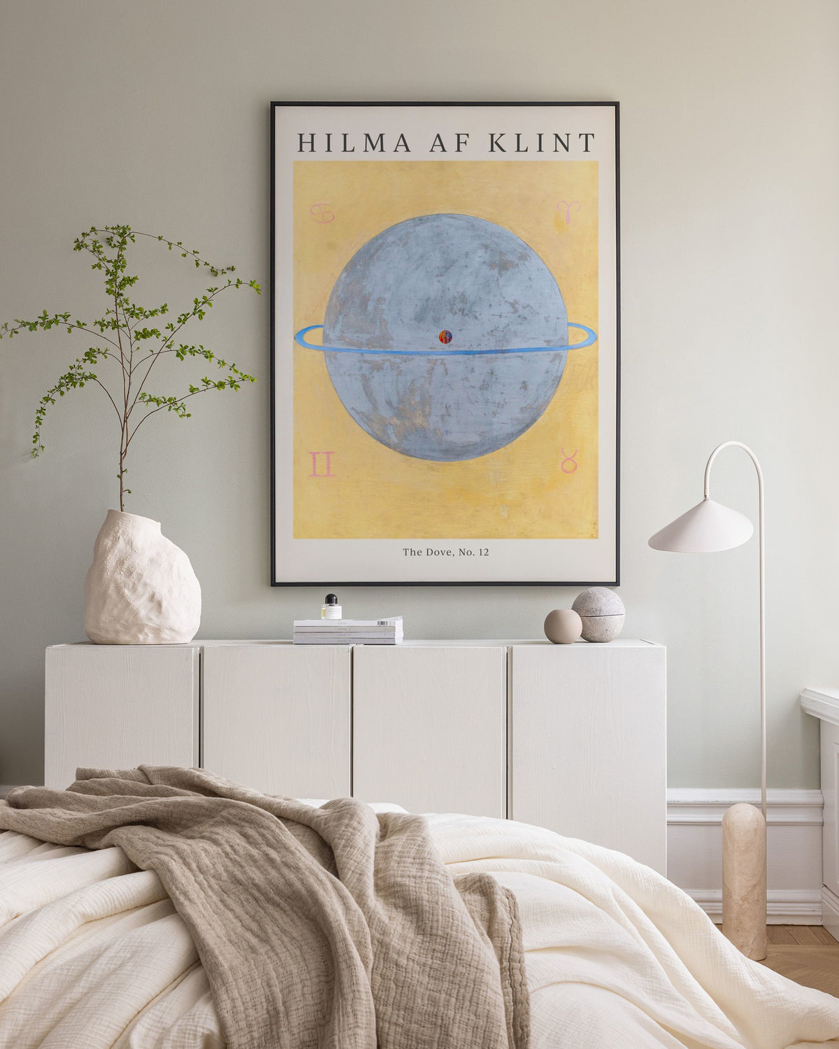 Print - The Dove No.12 by Hilma af Klint Καμβάς