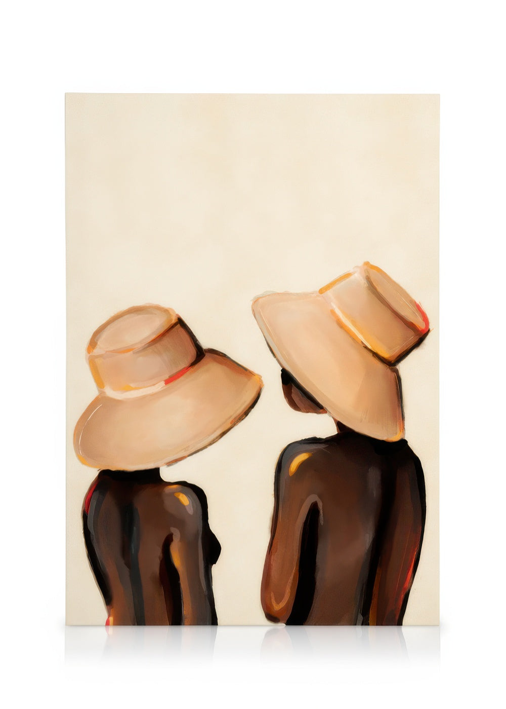Hats Together Canvas print