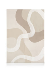 Beige Abstract No2 Canvas print