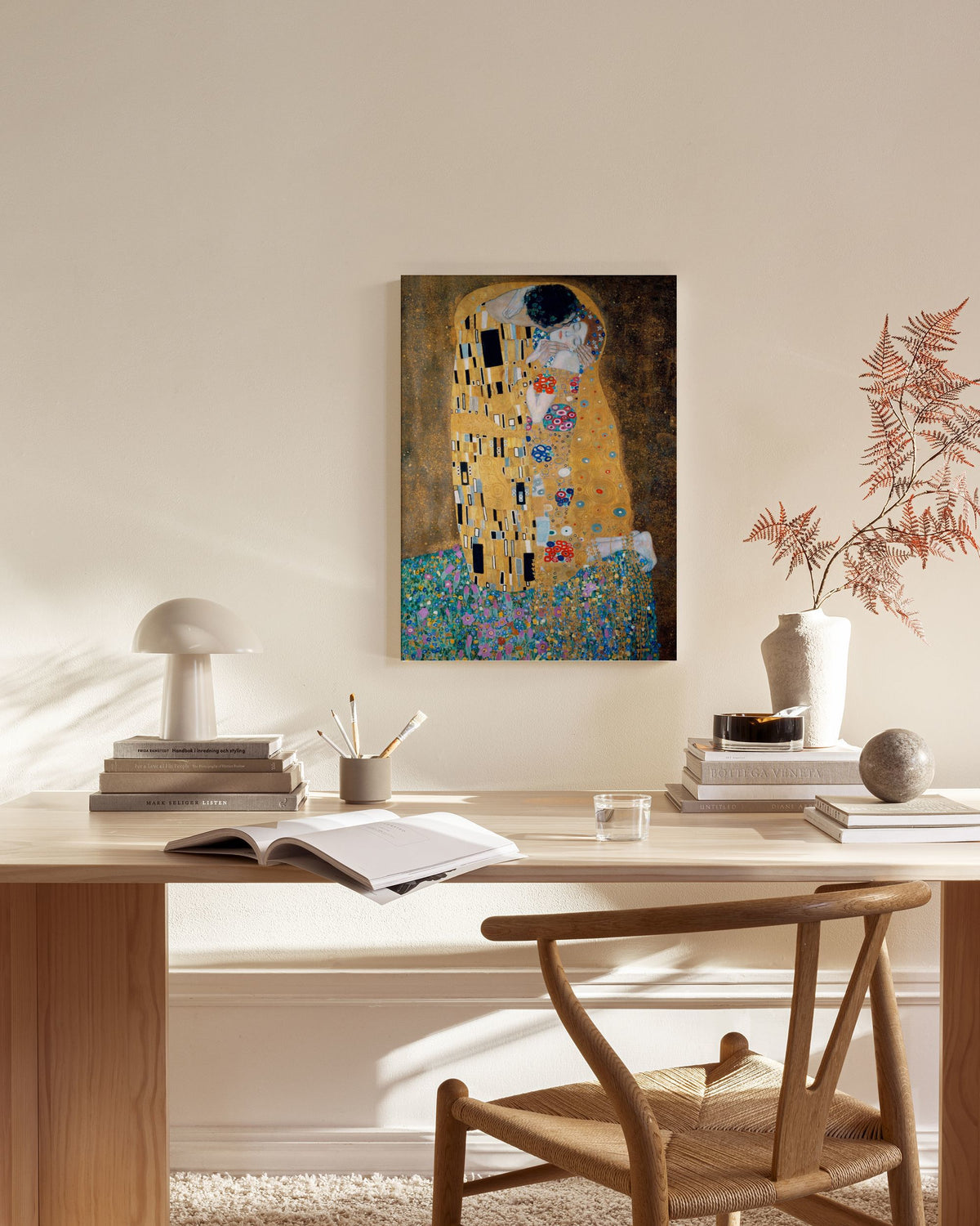 Gustav Klimt - The Kiss Canvas print