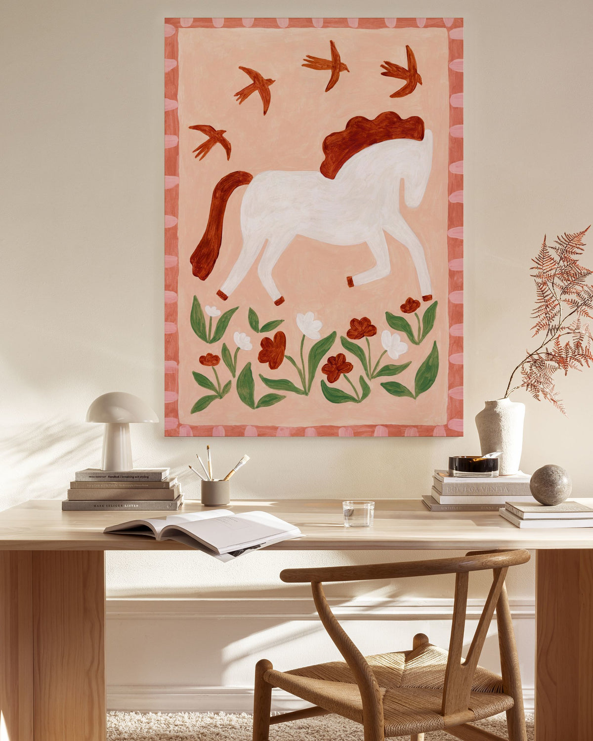 Hoofs and Flowers Lienzo