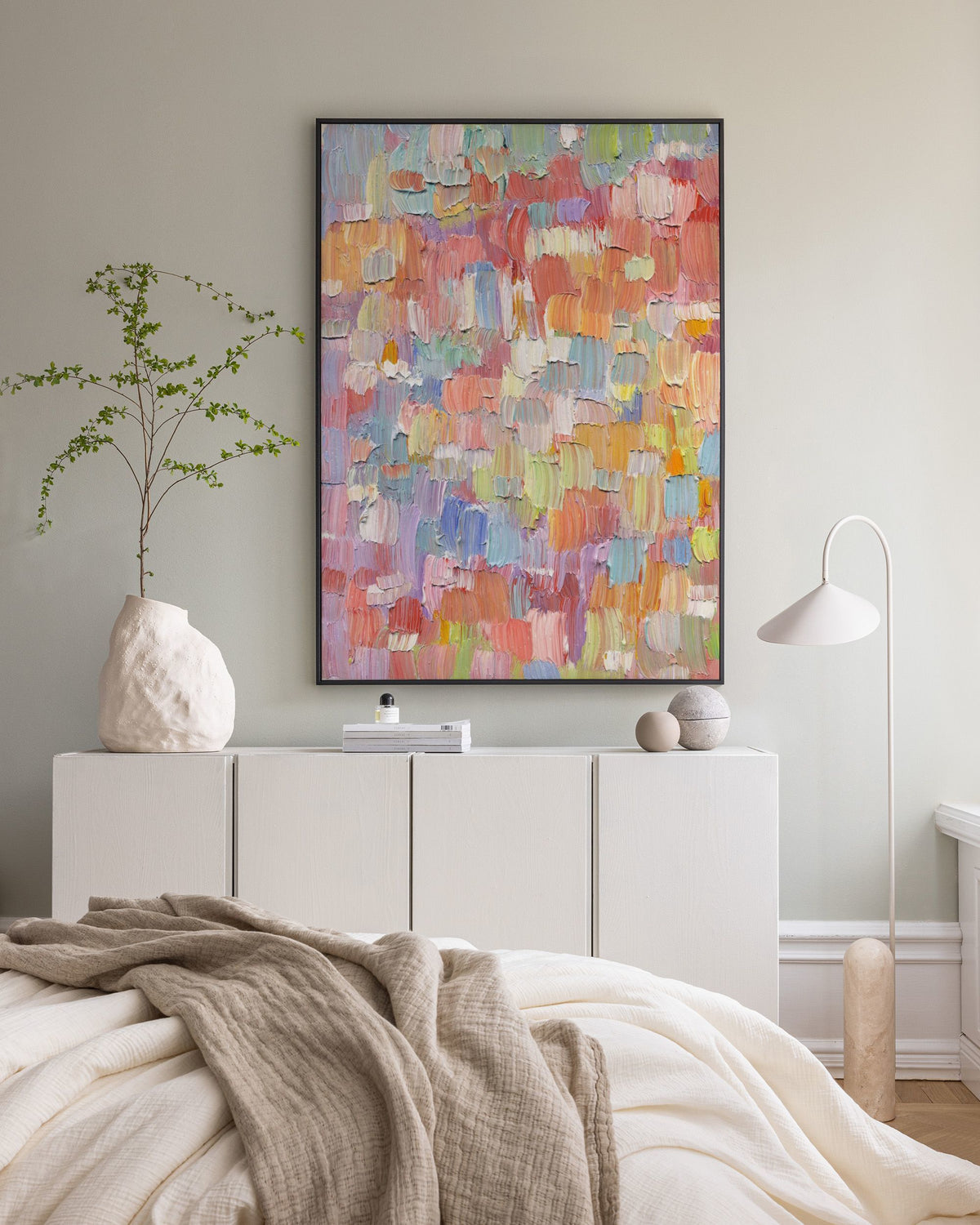 Colorful Strokes Canvas print
