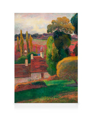 Paul Gauguin - A Farm in Brittany Canvas print