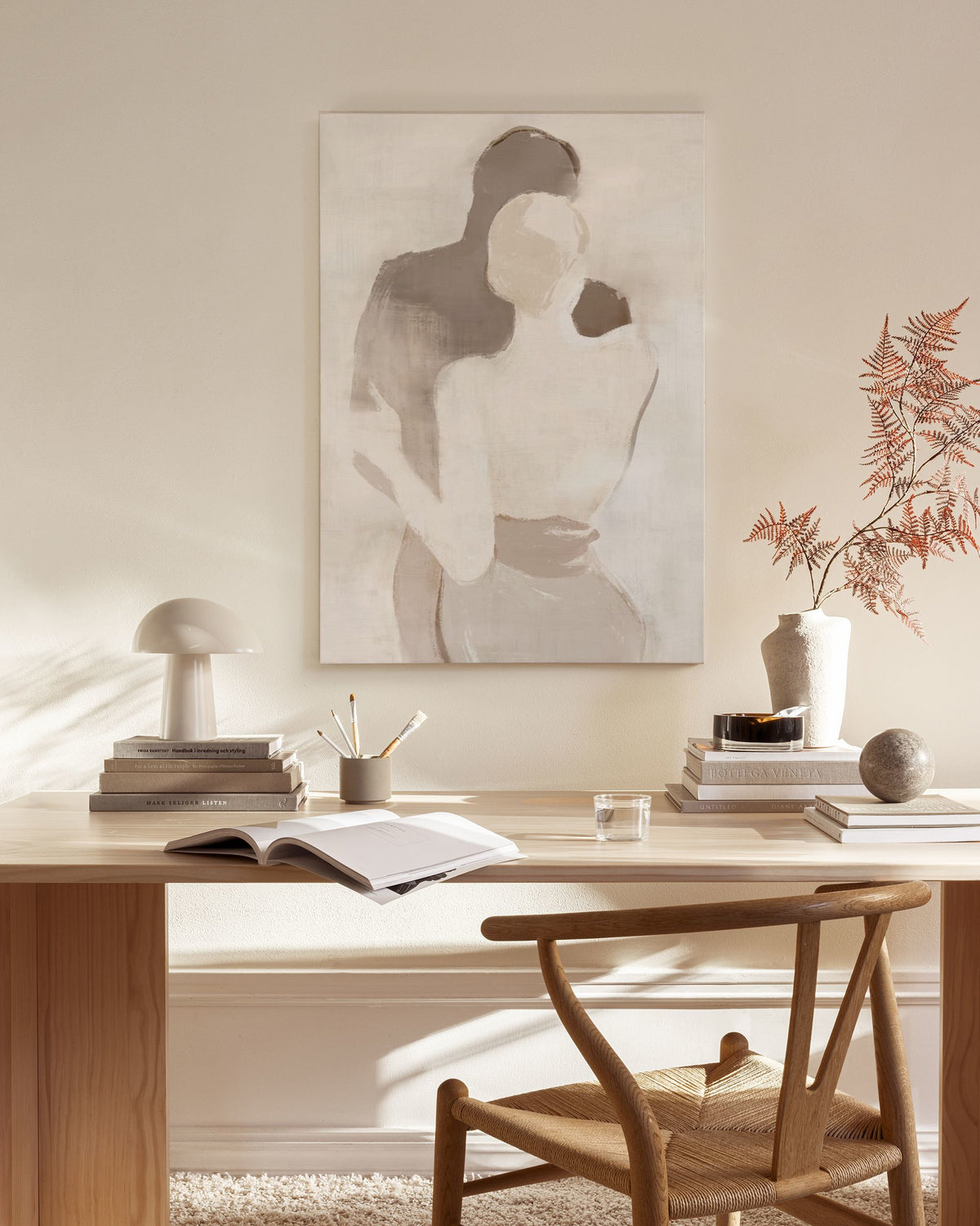 Soft Couple Canvas print