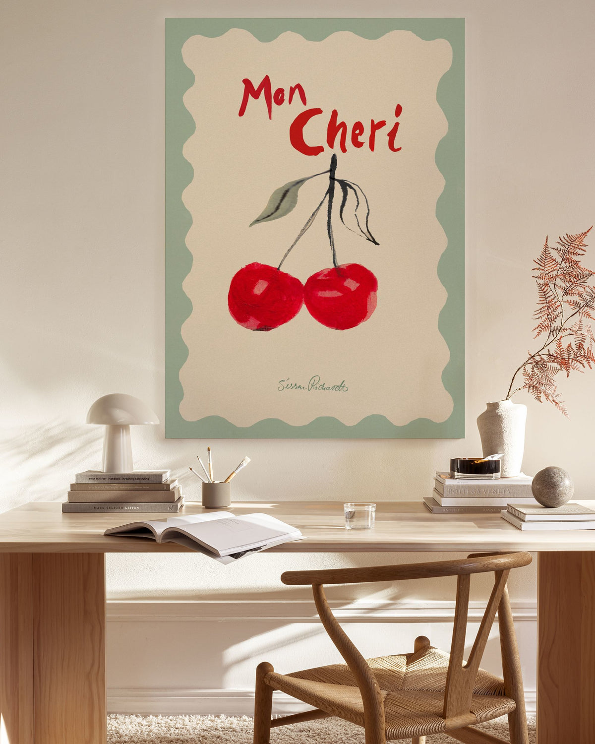 Sissan Richardt - Mon Cheri Canvas print