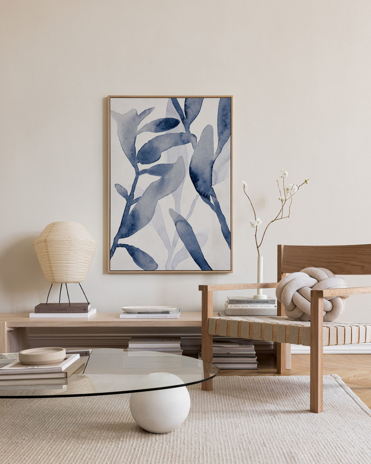 Aquatic Greenery No1 Canvas print
