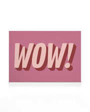 Wow Canvas print