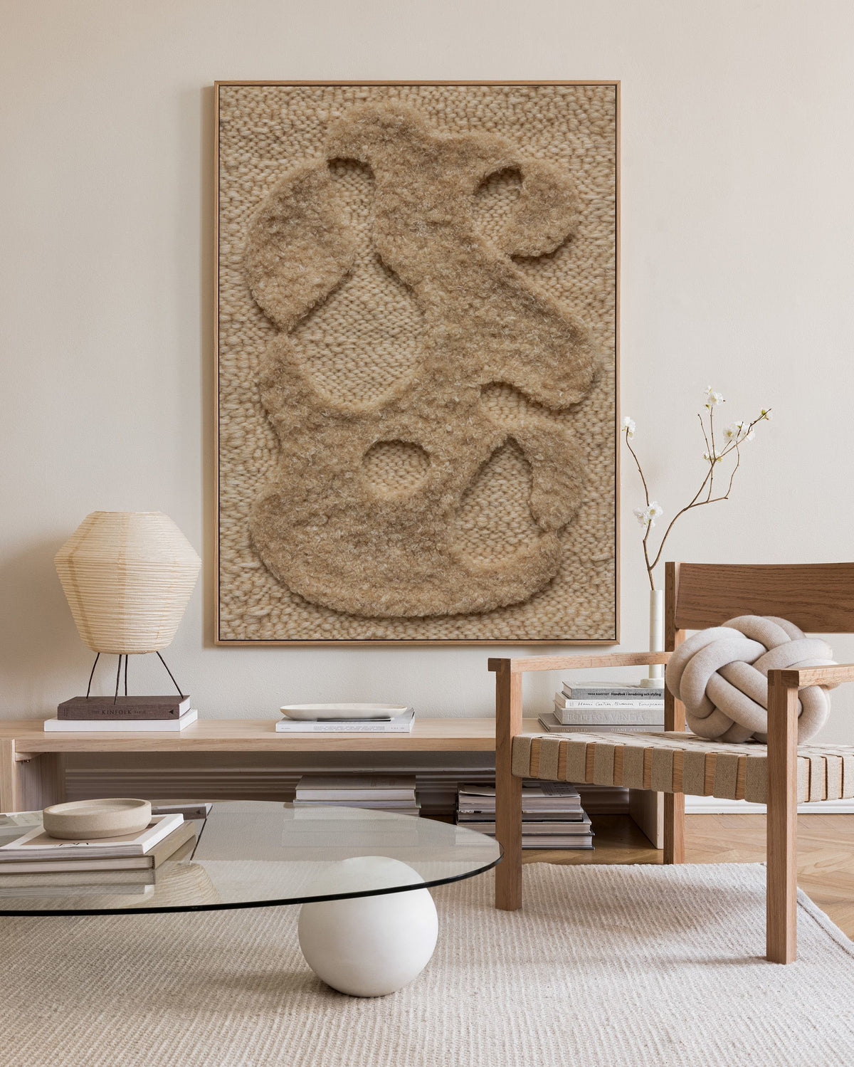 Tufted Shapes Canvas print