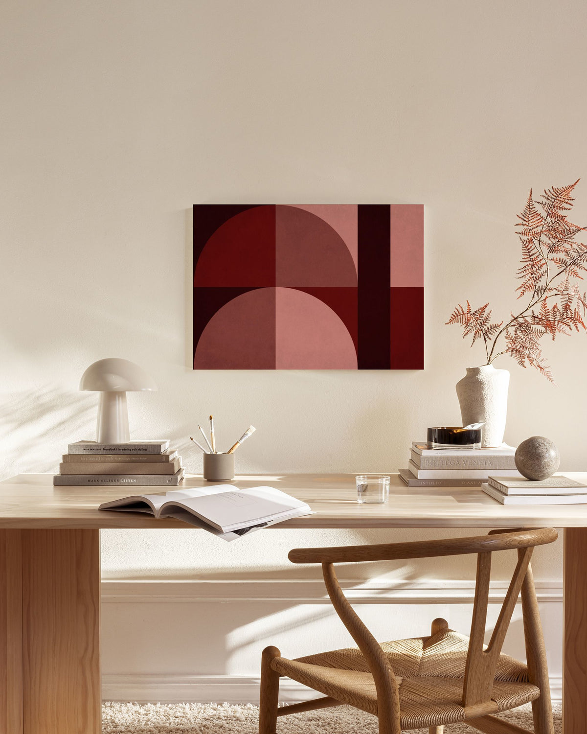 Shapes of Red Canvas