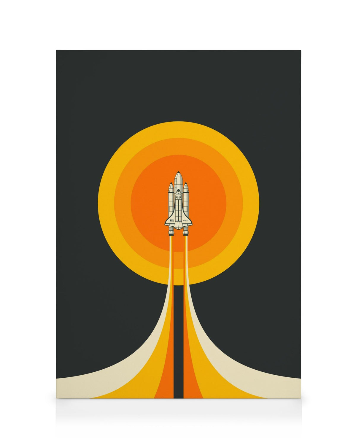 Jazzberry Blue - Space Shuttle No2 Canvas print