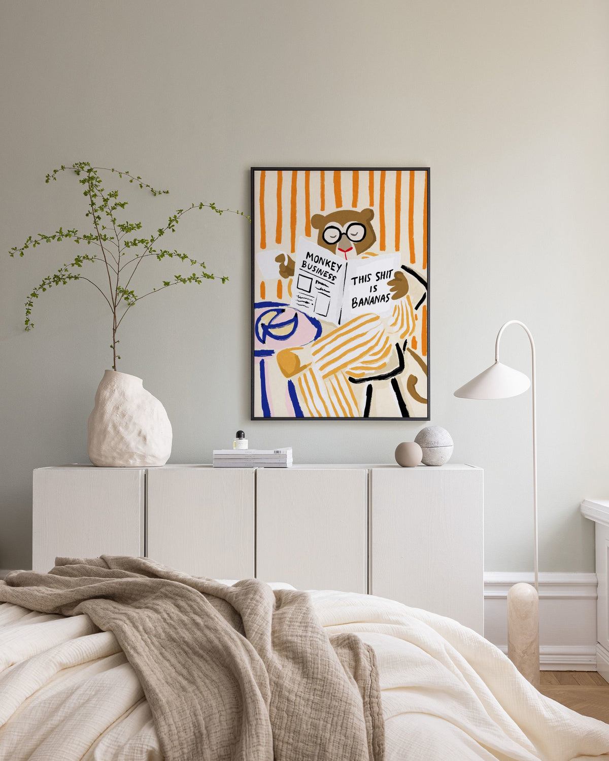 Monkey Business Canvas print