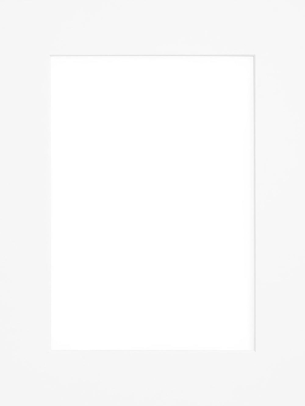 Picture mount white, 30x40