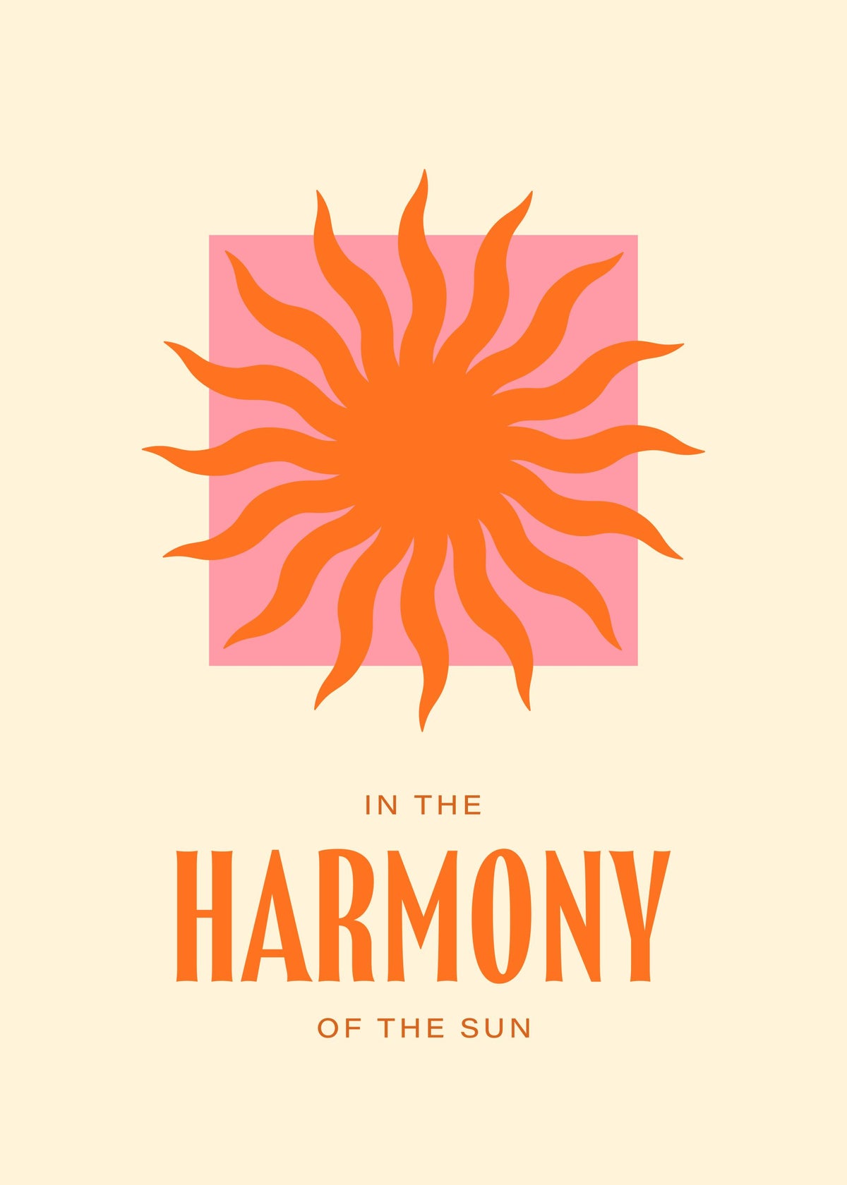 Harmony of the Sun Print