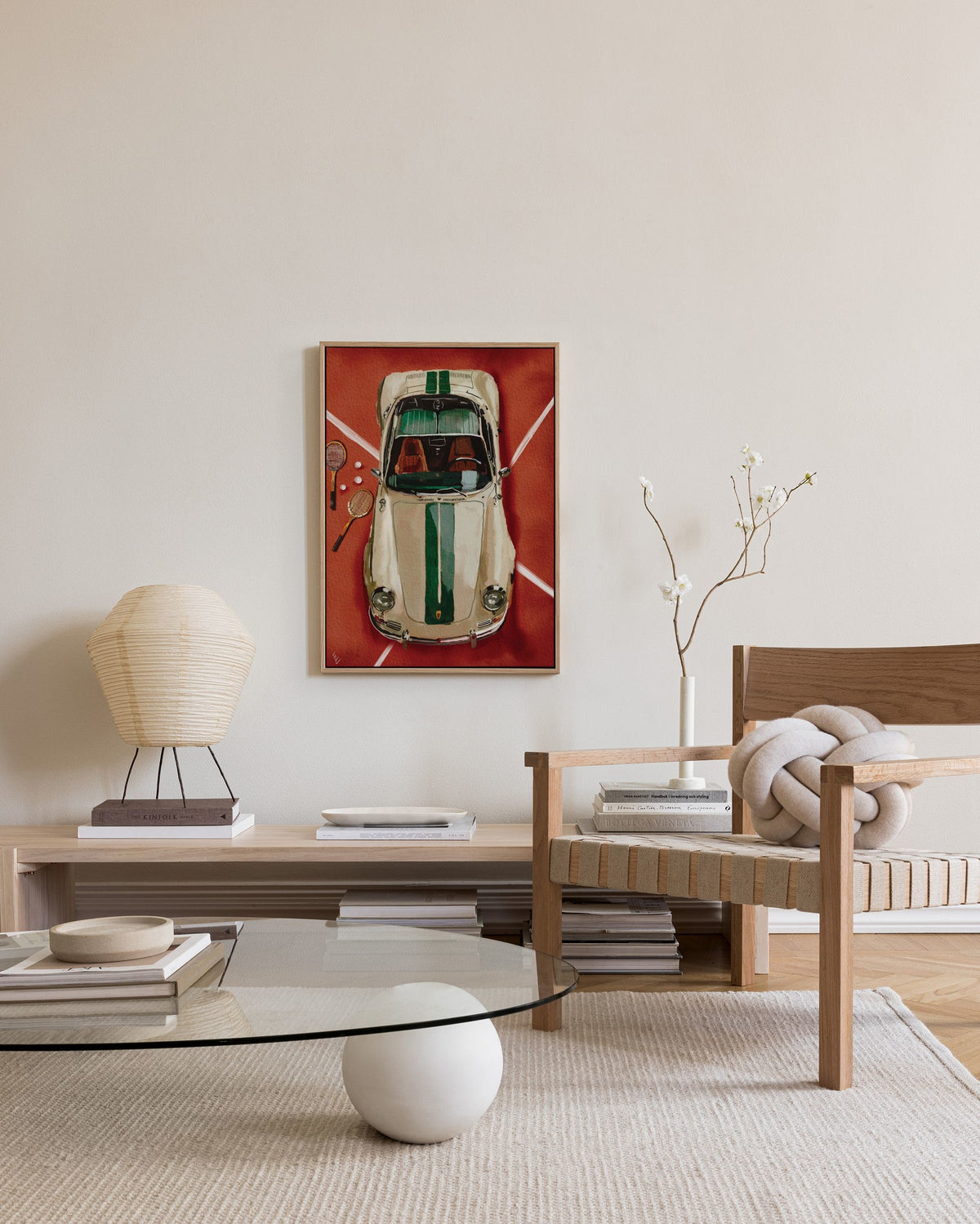 Ekaterina Zagorska - Tennis Club Canvas print