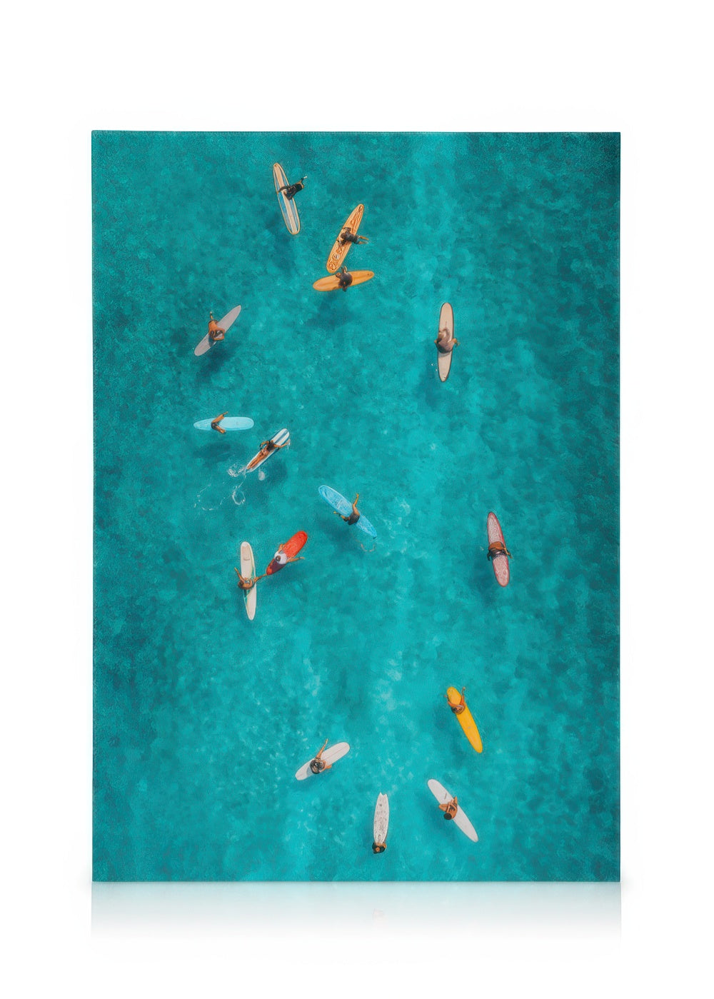 Surfers from Above Canvas print