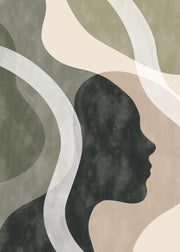 Shapes of a Face No1 Print